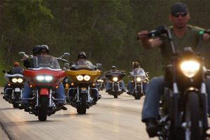 Riding to Sturgis.