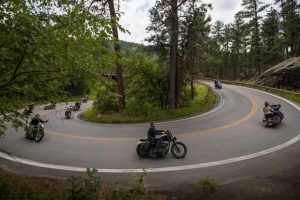 A good motorcycle safety tip is to practice cornering. 